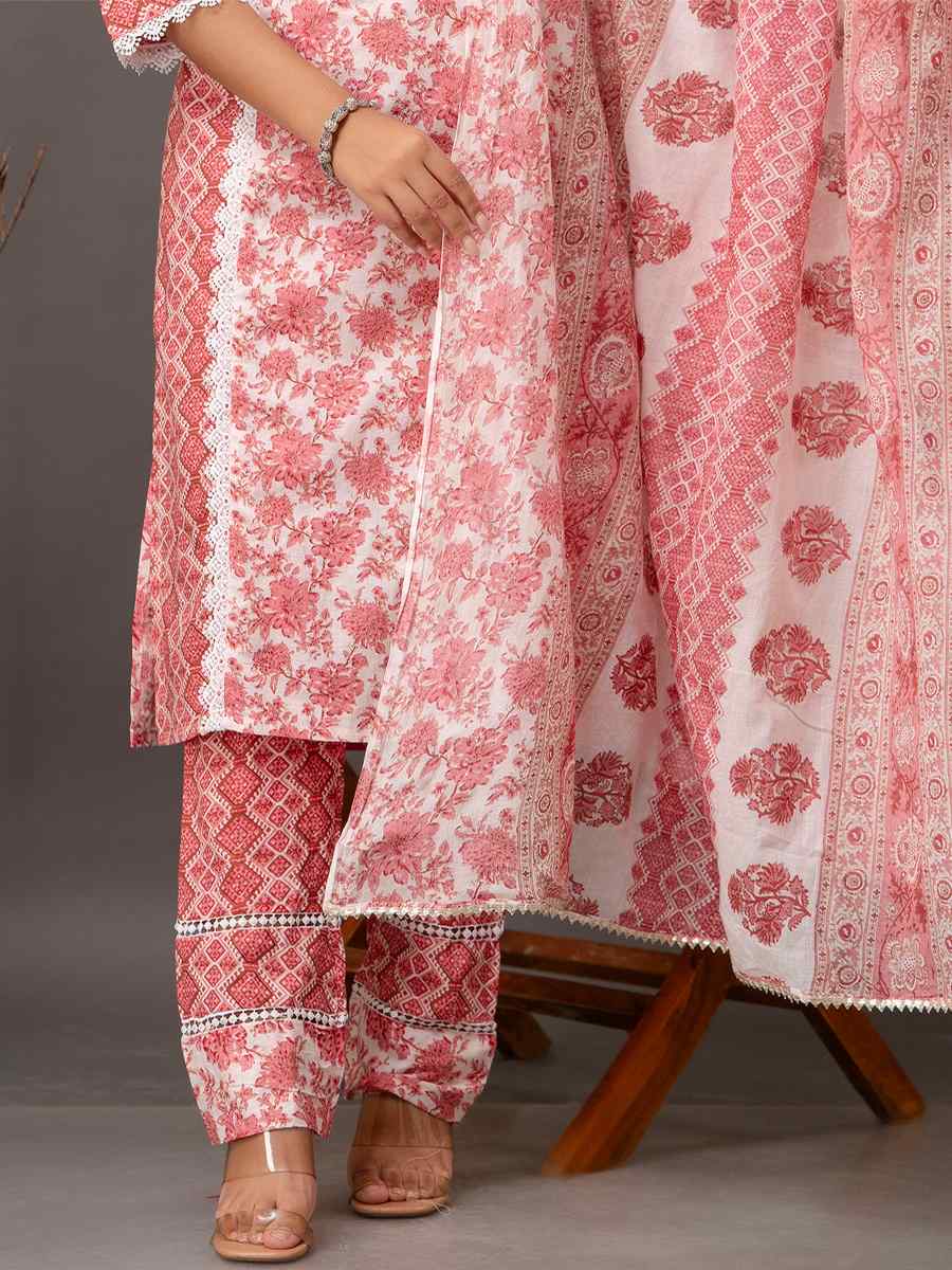 Multi Rayon Cotton Printed Festival Casual Ready Pant Salwar Kameez
