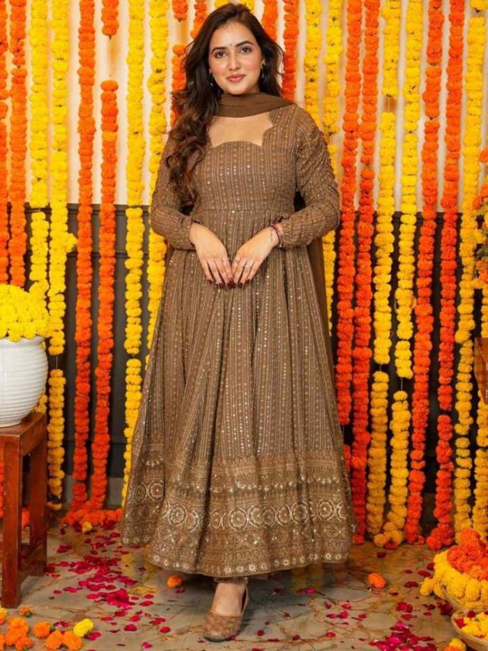 sachin and babi light blue dress Elevate your occasion wear with this beautifully embroidered indo western  ensemble featuring a flowy cape and tulip-style skirt , Now available in  royal blue and Rani pink , #IndoWestern #EthnicWear