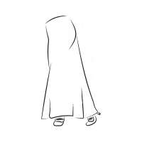 Regular Matching Peticoat Under Skirt