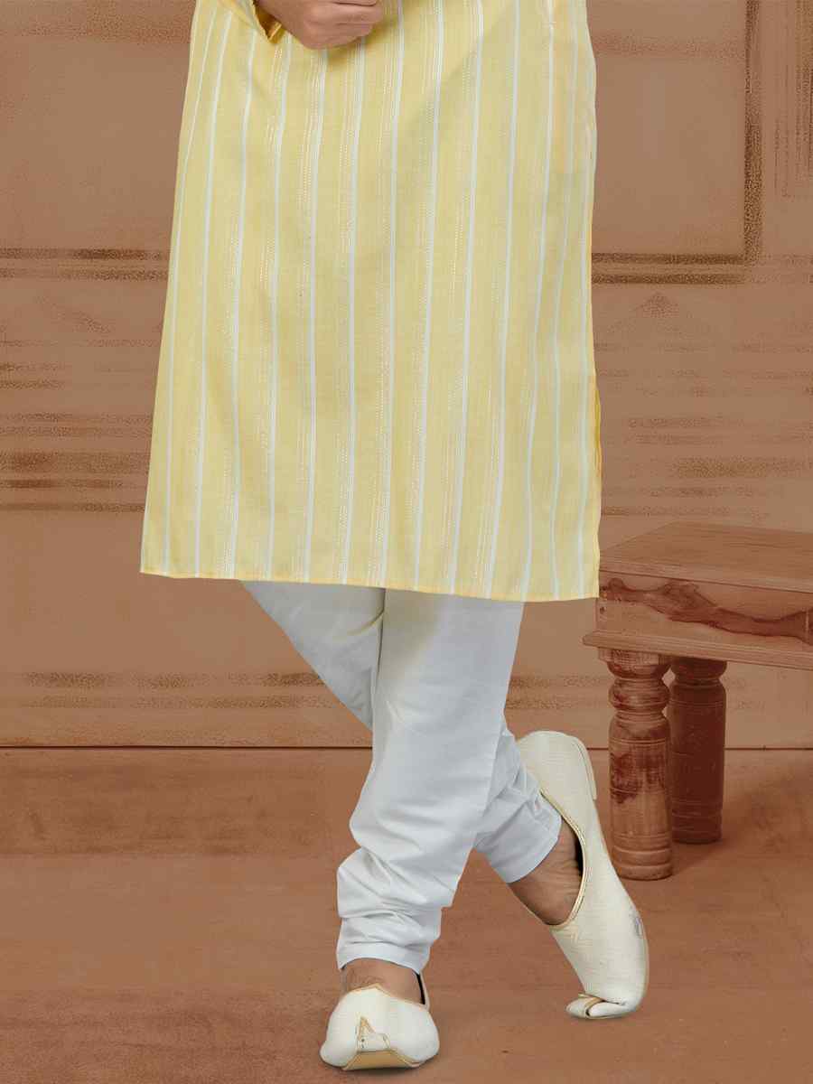 Multi Cotton Printed Festival Mens Kurta