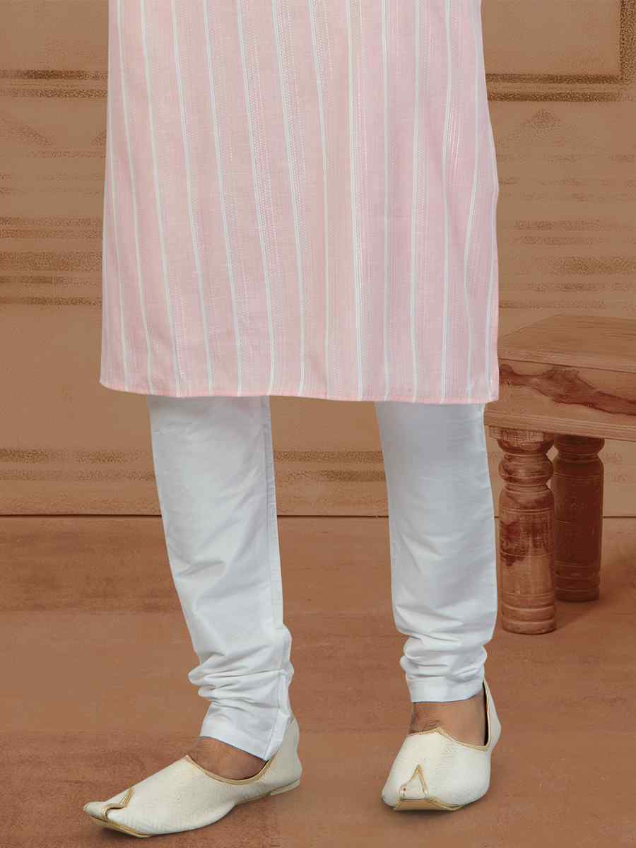 Multi Cotton Printed Festival Mens Kurta