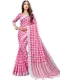 Cerise Pink Cotton Silk Printed Casual Saree