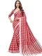 Rose Madder Red Cotton Silk Printed Casual Saree