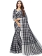 Black Cotton Silk Printed Casual Saree
