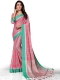 Brink Pink Cotton Silk Printed Casual Saree