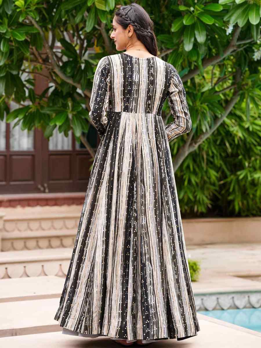 Light Gray Faux Georgette Printed Festival Casual Ready Palazzo Pant Salwar Kameez