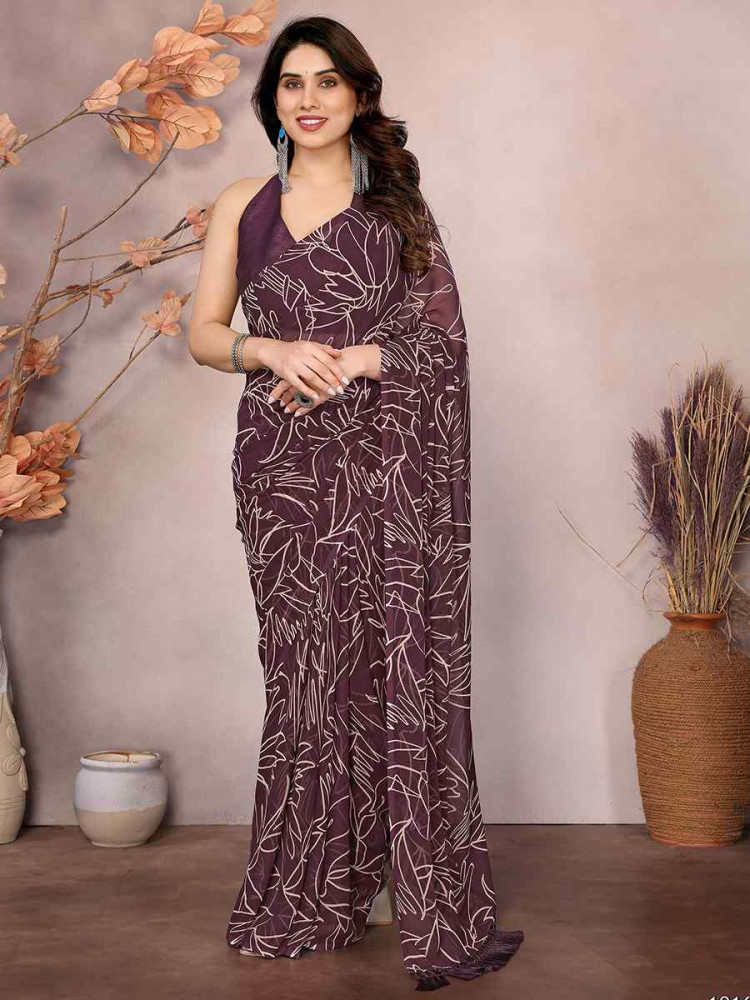 Beat Soft Georgette Printed Festival Casual Classic Style Saree