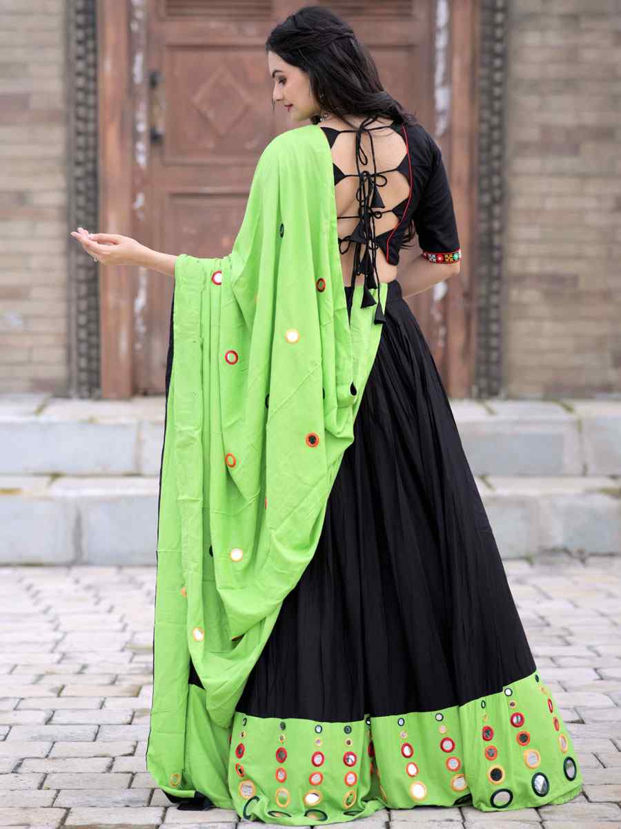 2023 New Arrival Olive Green Lehenga Choli For Navratri Festival –  FOURMATCHING