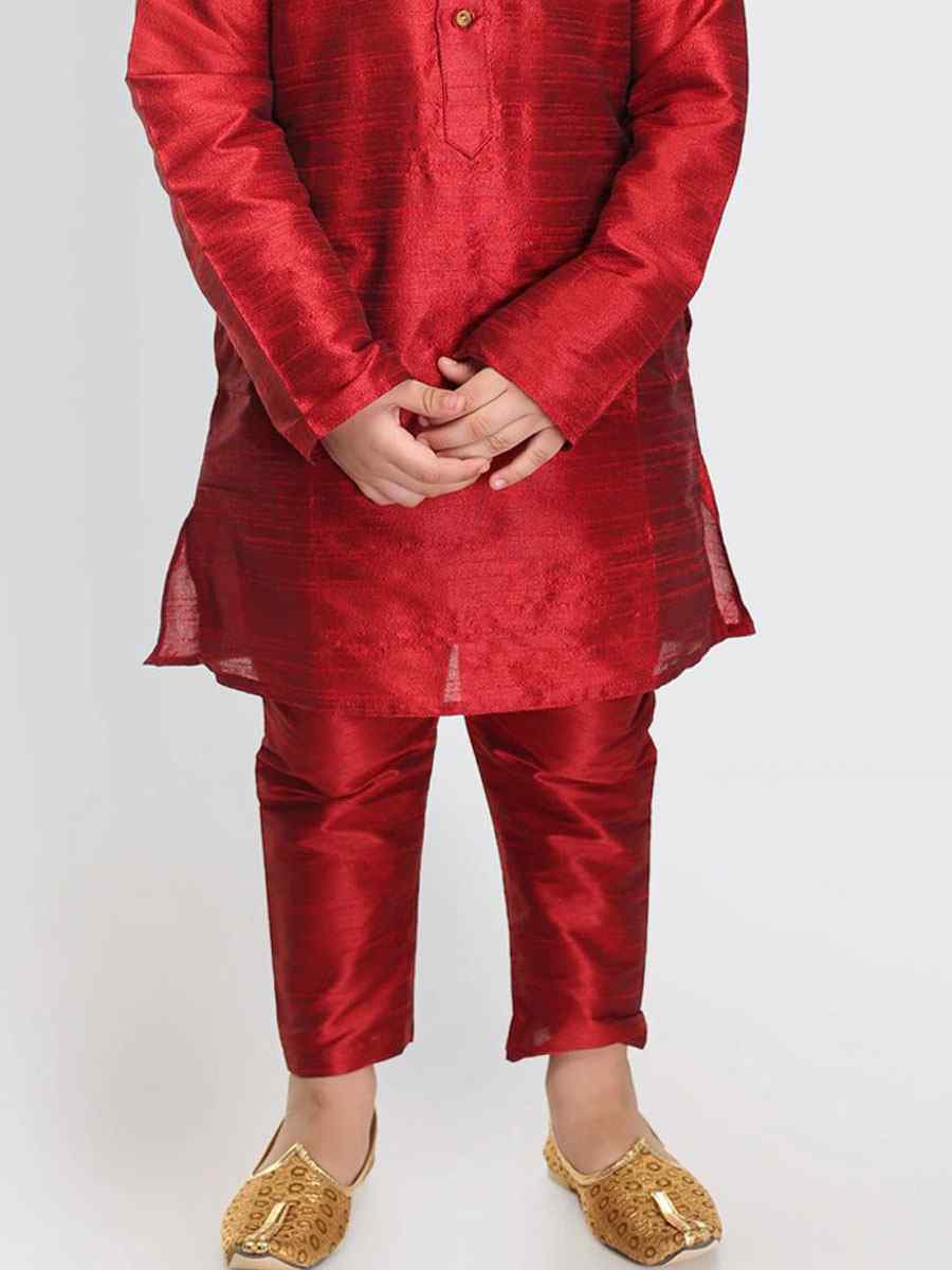 Black Art Dupion Zardosi Festival Kurta Pyjama Boys Wear