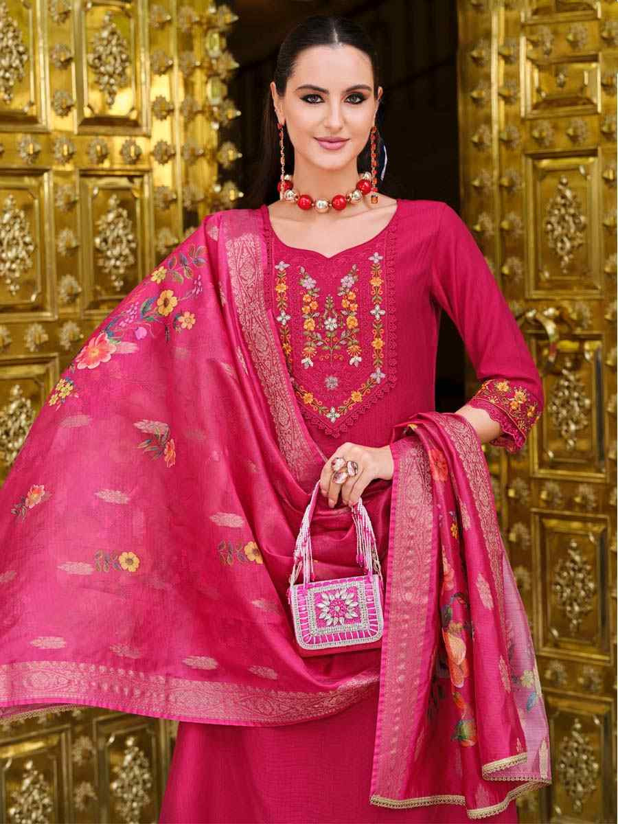 Black Banarasi Jacquard Silk Embroidered Festival Mehendi Ready Pant Salwar Kameez