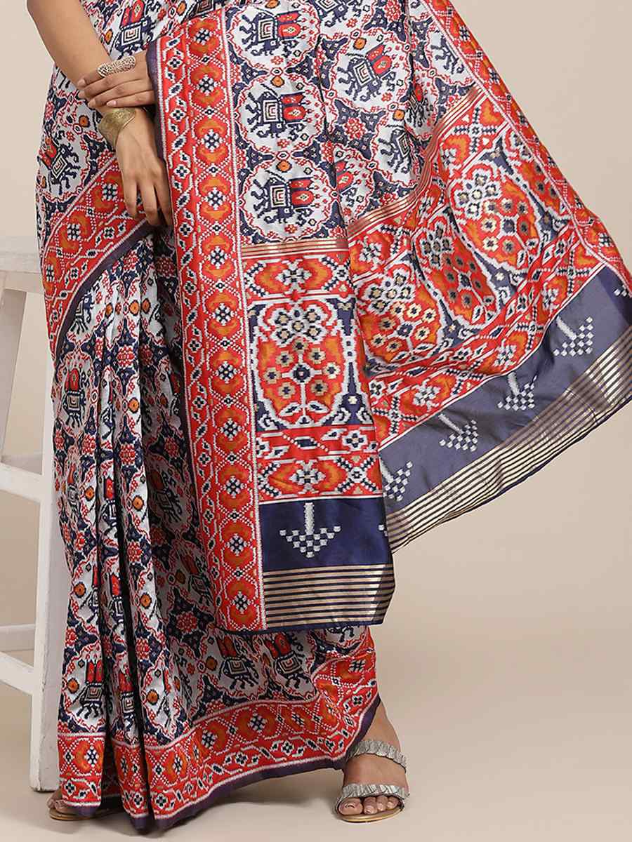 Blue Banarasi Silk Handwoven Party Festival Classic Style Saree