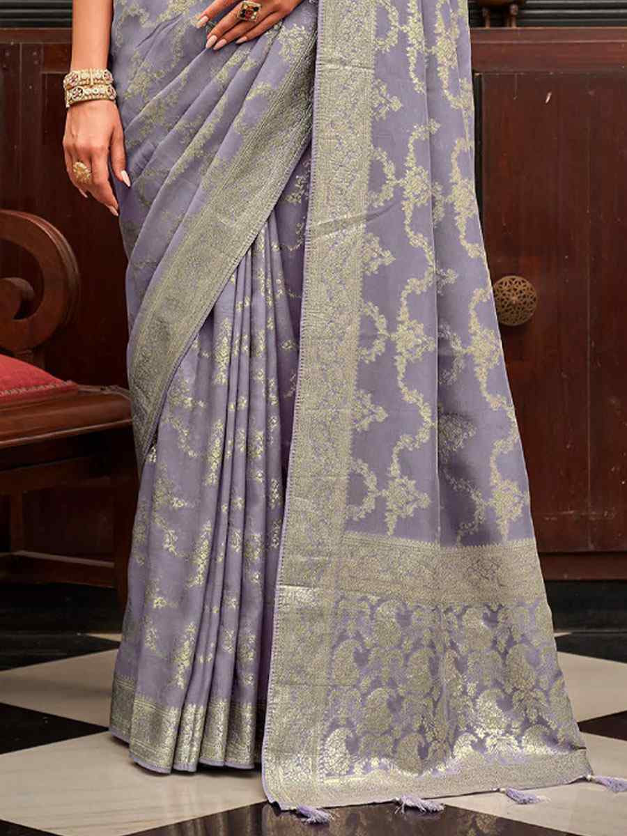 Blue Viscose Silk Handwoven Bridal Reception Festival Wedding Fancy Heavy Border Saree