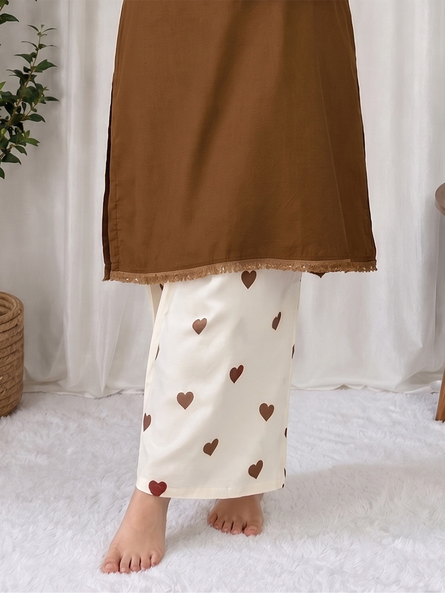 Brown Heavy Rayon cotton Plain Lace Work Wedding Party Festival Casual Ready Kurti Bottom Women Wear