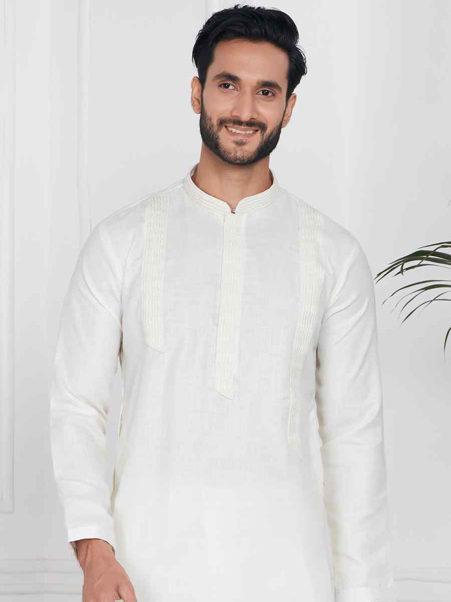 Ceam Linen Cotton Printed Festival Casual Kurta