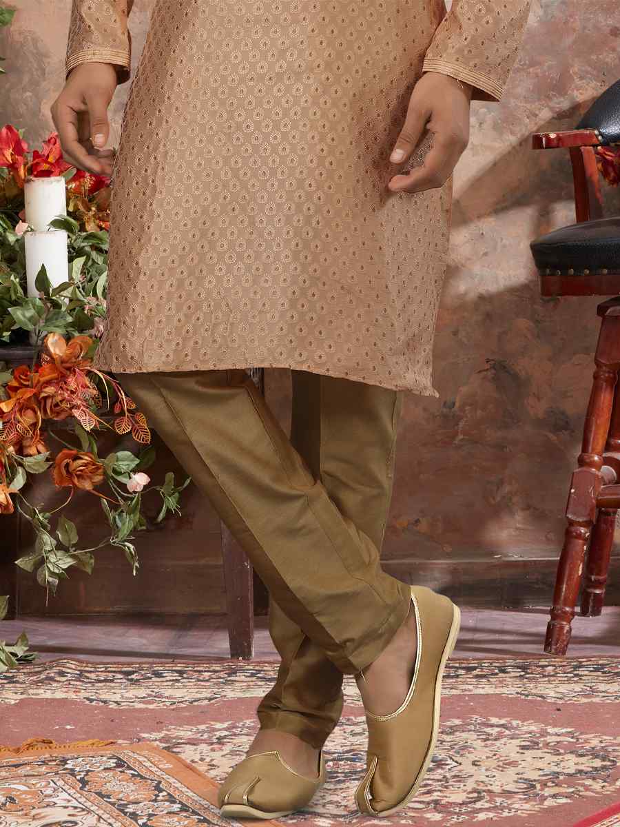 Cheekoo Jacquard Woven Festival Party Kurta