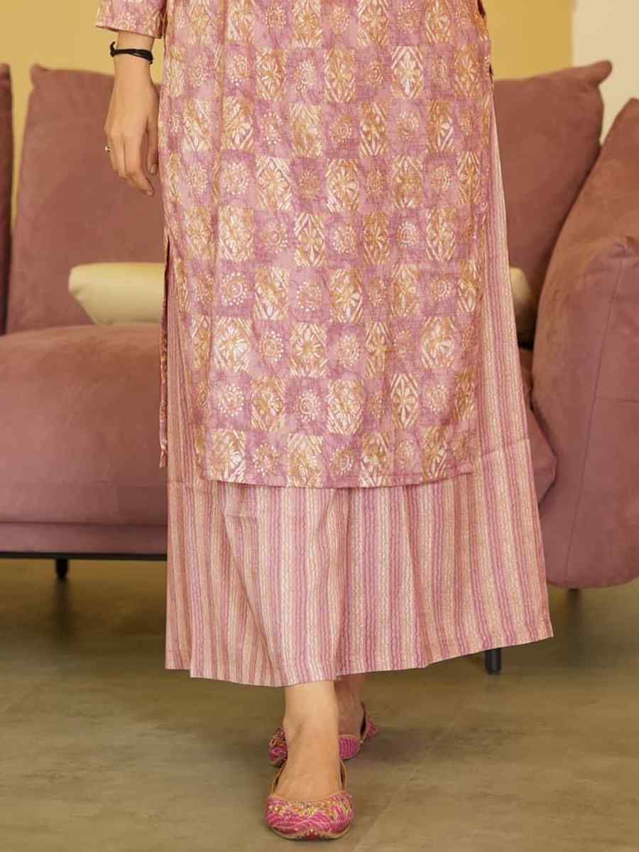 Coral Pure Maslin Printed Festival Casual Kurti