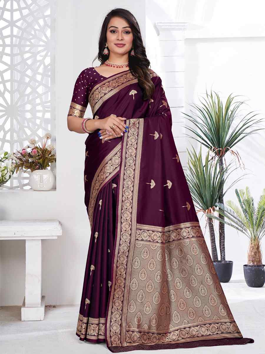 Dark Green Silk Handwoven Festival Wedding Fancy Heavy Border Saree