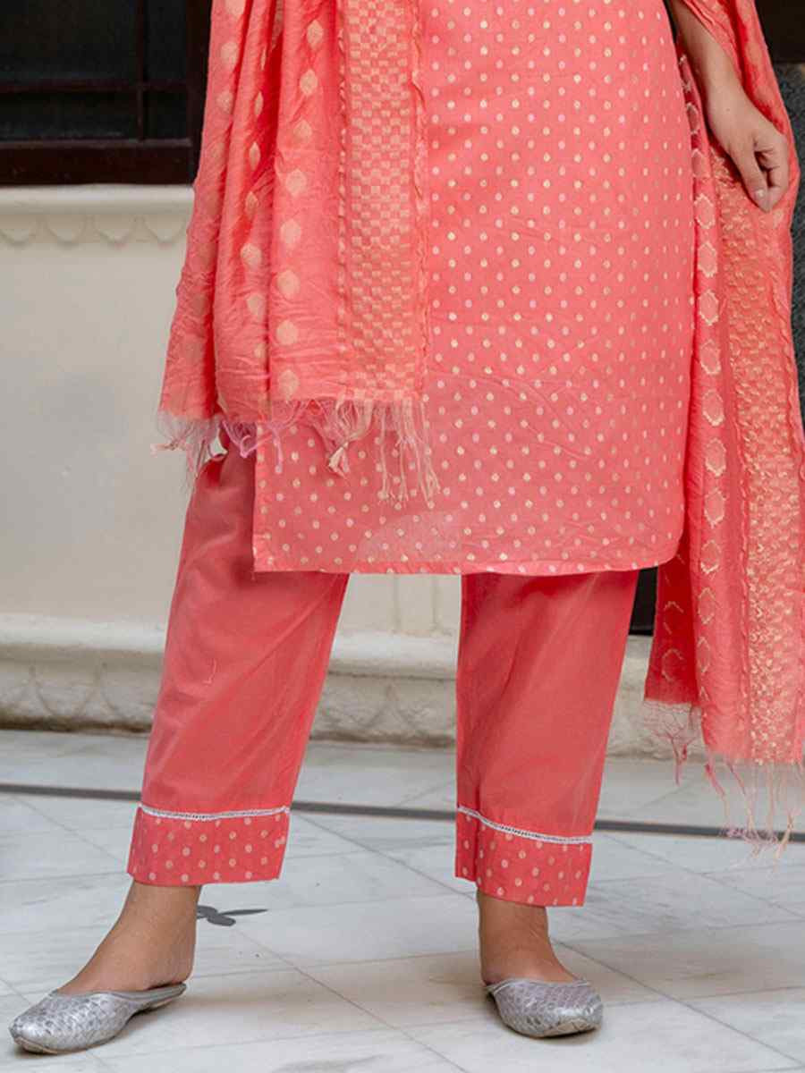 Gajri Chanderi Silk Embroidery Party Wedding Festival Casual Ready Pant Salwar Kameez