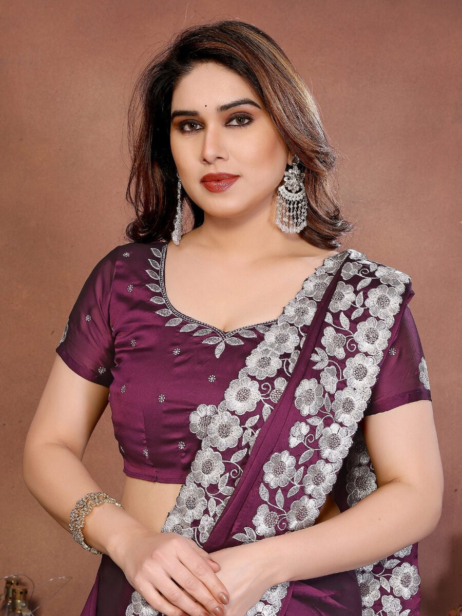 Green Rangoli Silk Embroidery Wedding Reception Party Festival Casual Heavy Border Sarees