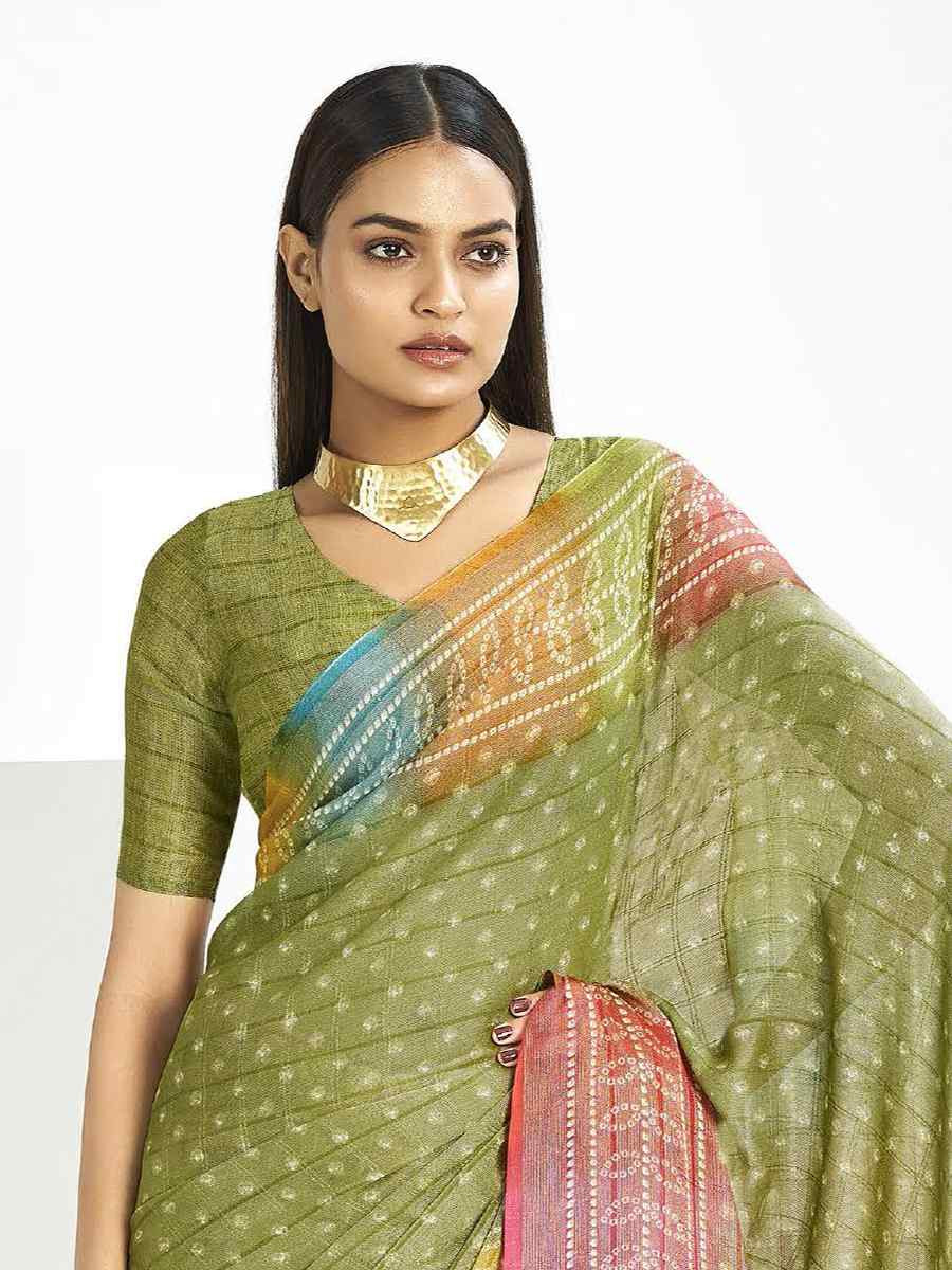Green Silk Handwoven Festival Wedding Fancy Heavy Border Saree