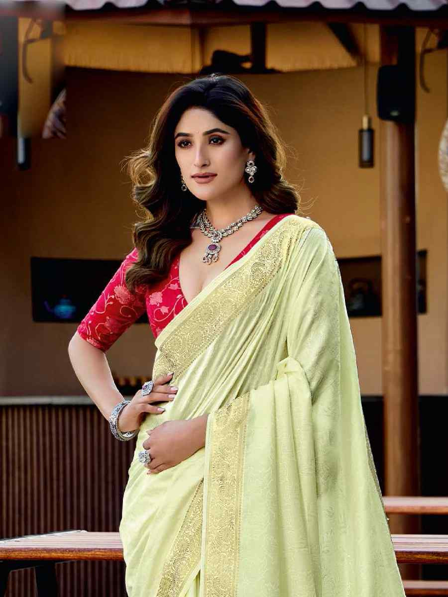 Green Silk Handwoven Festival Wedding Fancy Heavy Border Saree
