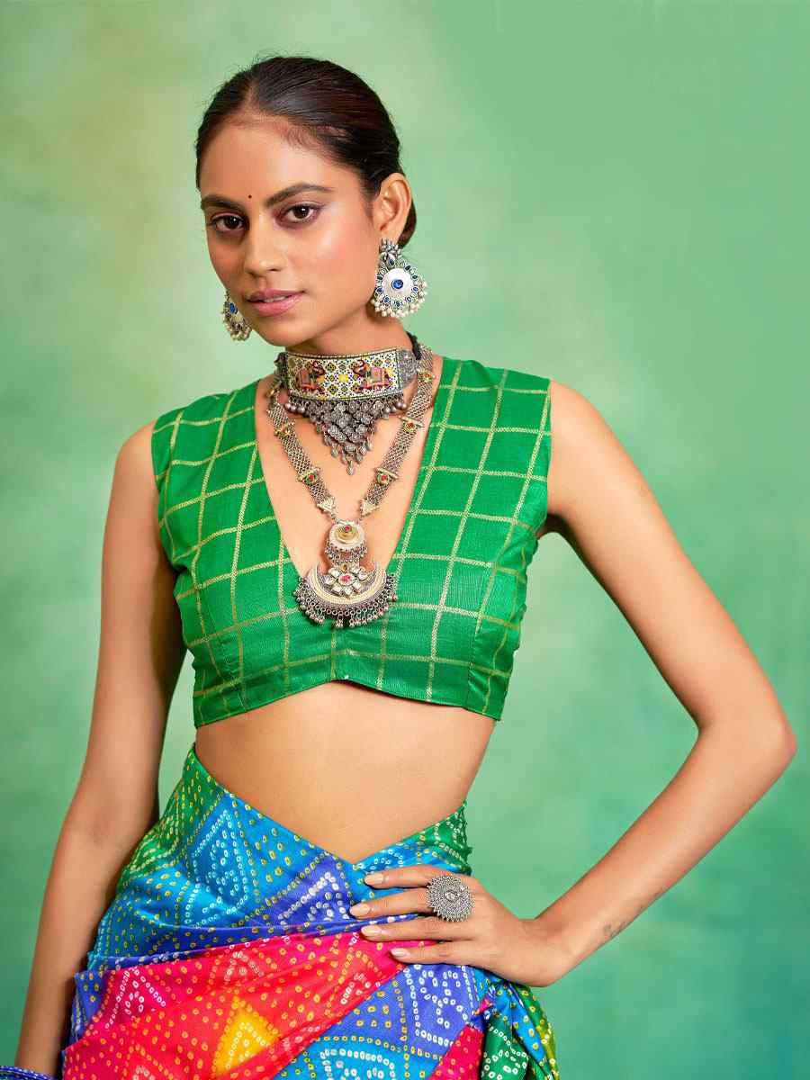 Green Velvet Tussar Silk Printed Causal Reception Festival Wedding Fancy Classic Style Saree