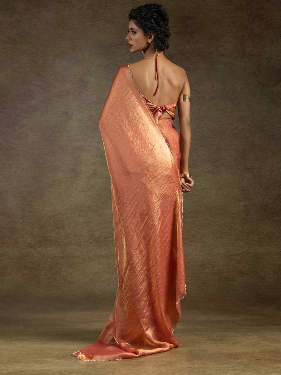 Grey Satin Silk Embroidered Festival Wedding Fancy Heavy Border Saree