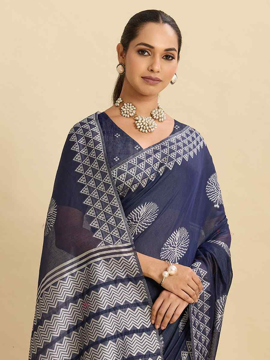 Grey Soft Silk Zari Handwoven Bridal Reception Festival Wedding Fancy Heavy Border Saree