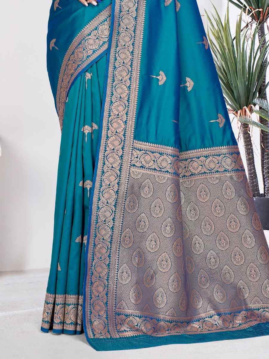 Lemon Yellow Silk Handwoven Festival Wedding Fancy Heavy Border Saree