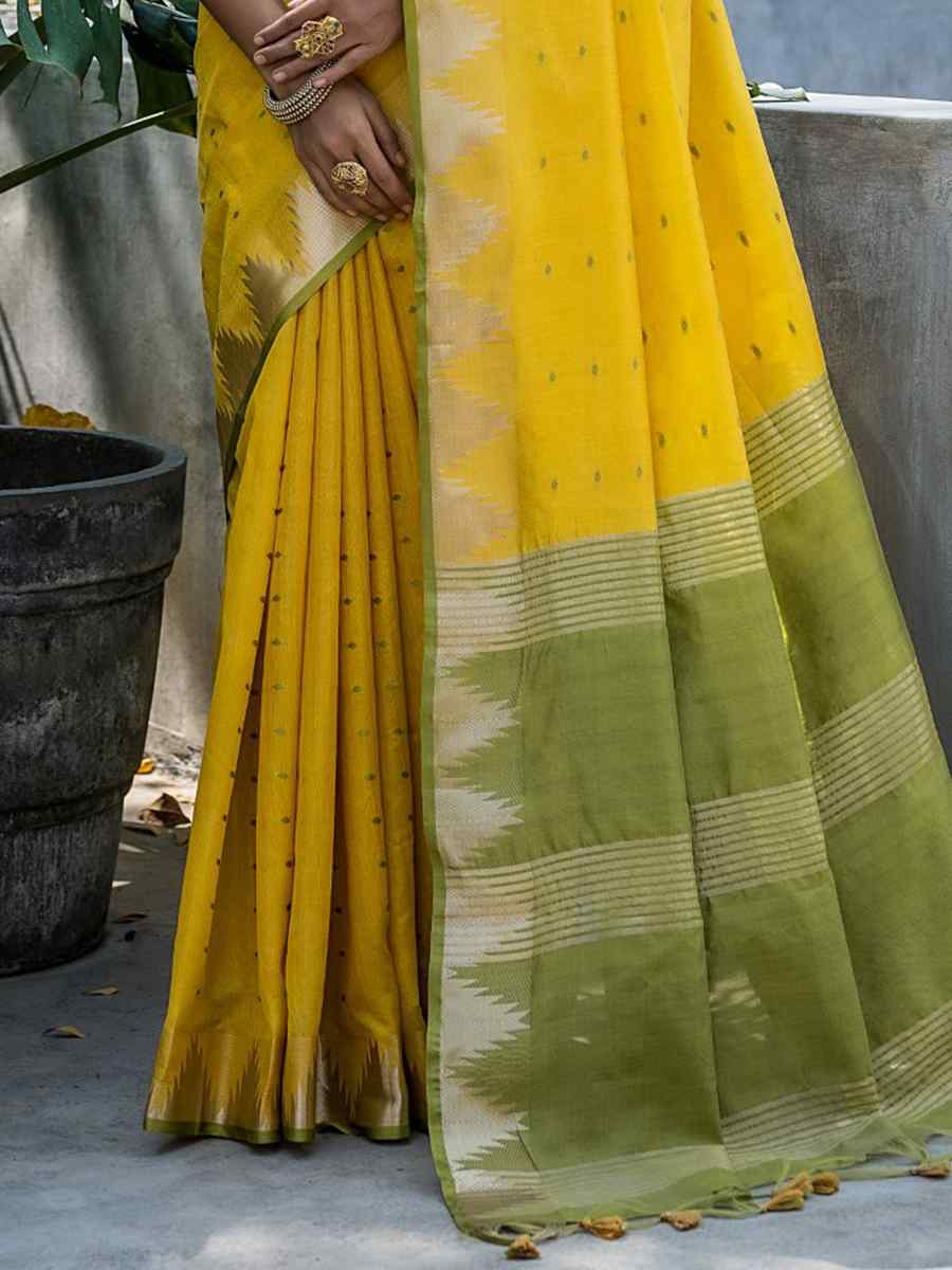 Levender Raw Silk Handwoven Casual Festival Classic Style Saree