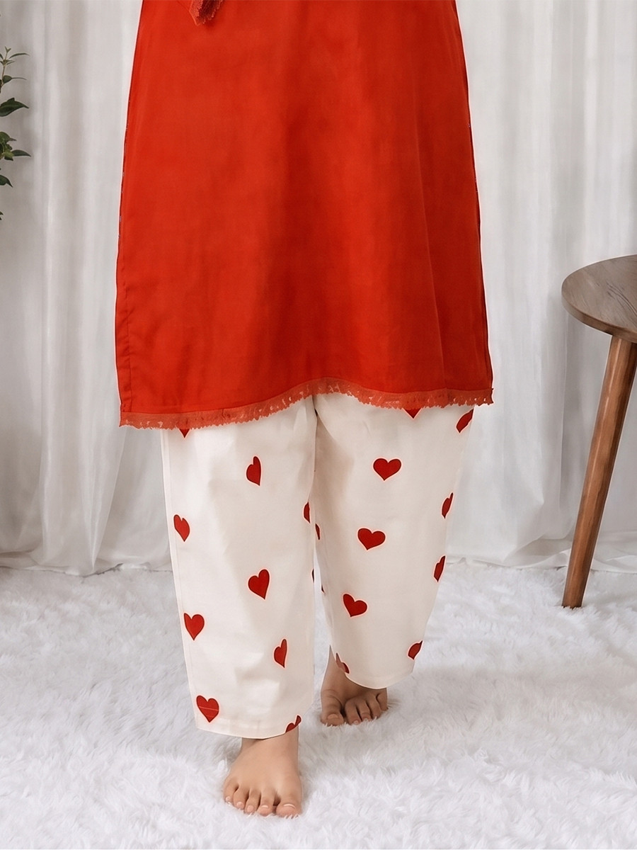 Magenta Heavy Rayon cotton Plain Lace Work Wedding Party Festival Casual Ready Kurti Bottom Women Wear