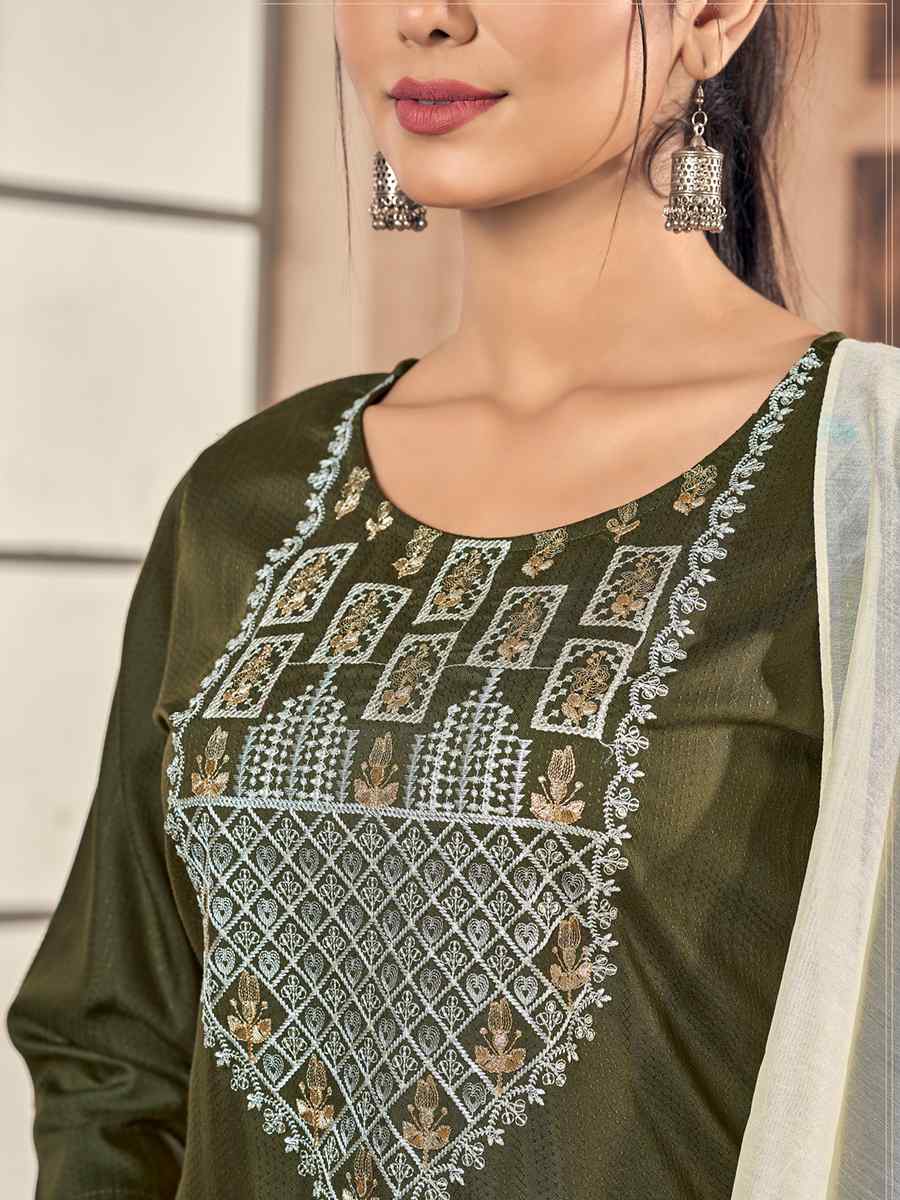 Mahendi Pure Viscose Embroidered Festival Casual Ready Pant Salwar Kameez