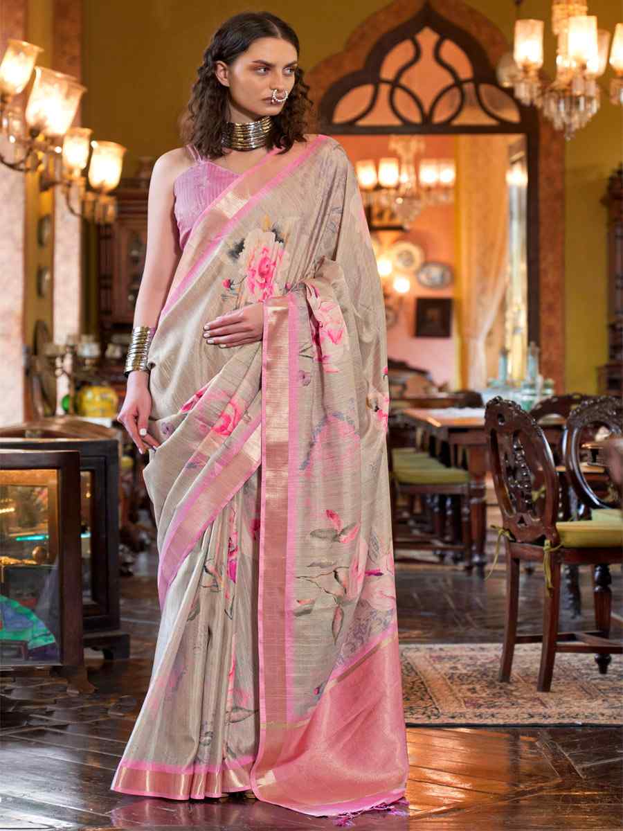 Maroon Banarasi Soft Silk Handwoven Festival Casual Classic Style Saree