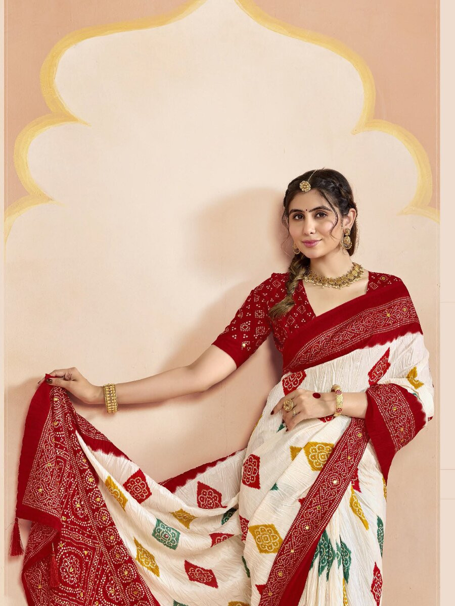 Maroon Silk Printed Stone Work Wedding Reception Party Festival Casual Heavy Border Sarees