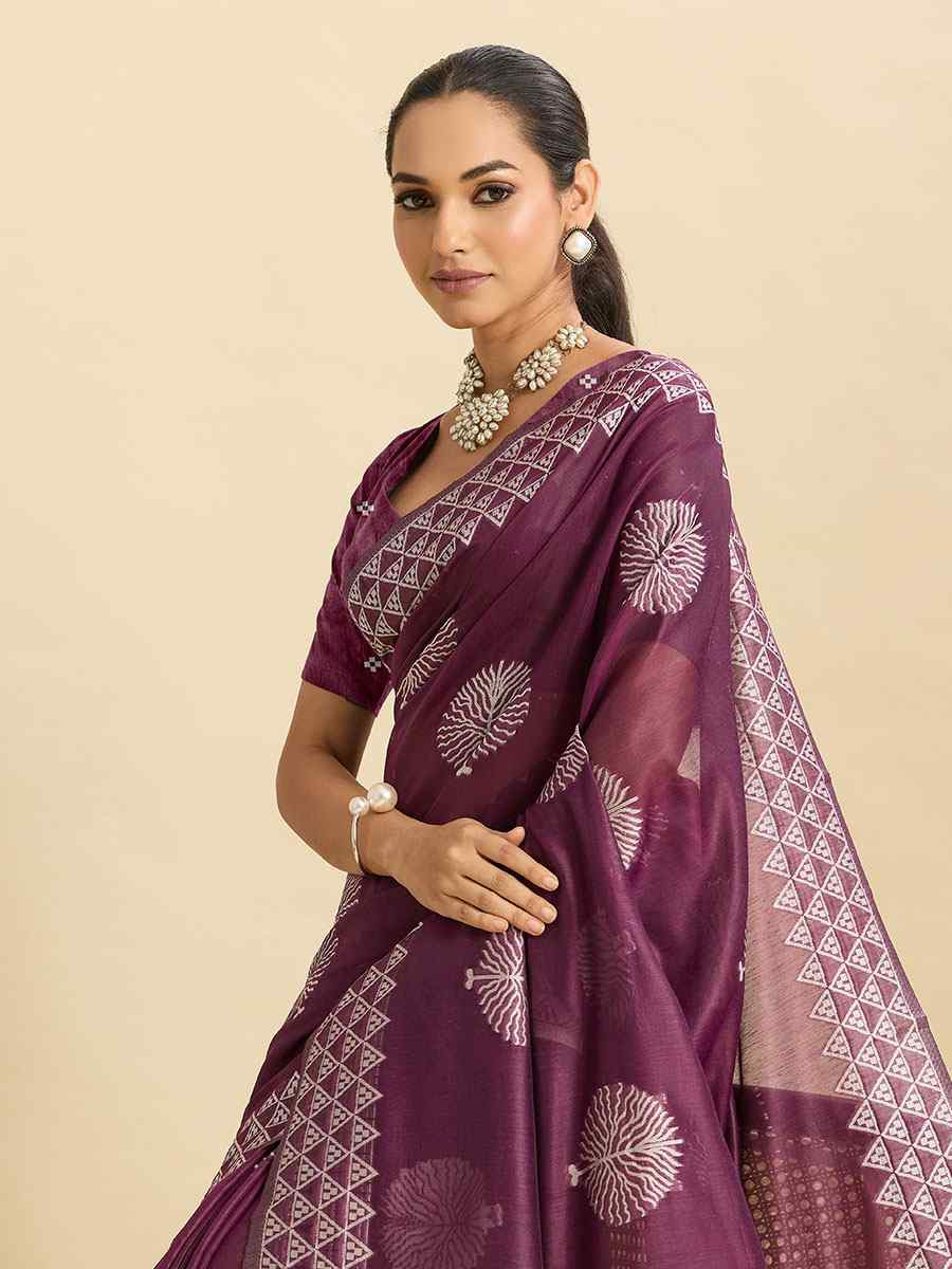Maroon Soft Silk Zari Handwoven Bridal Reception Festival Wedding Fancy Heavy Border Saree