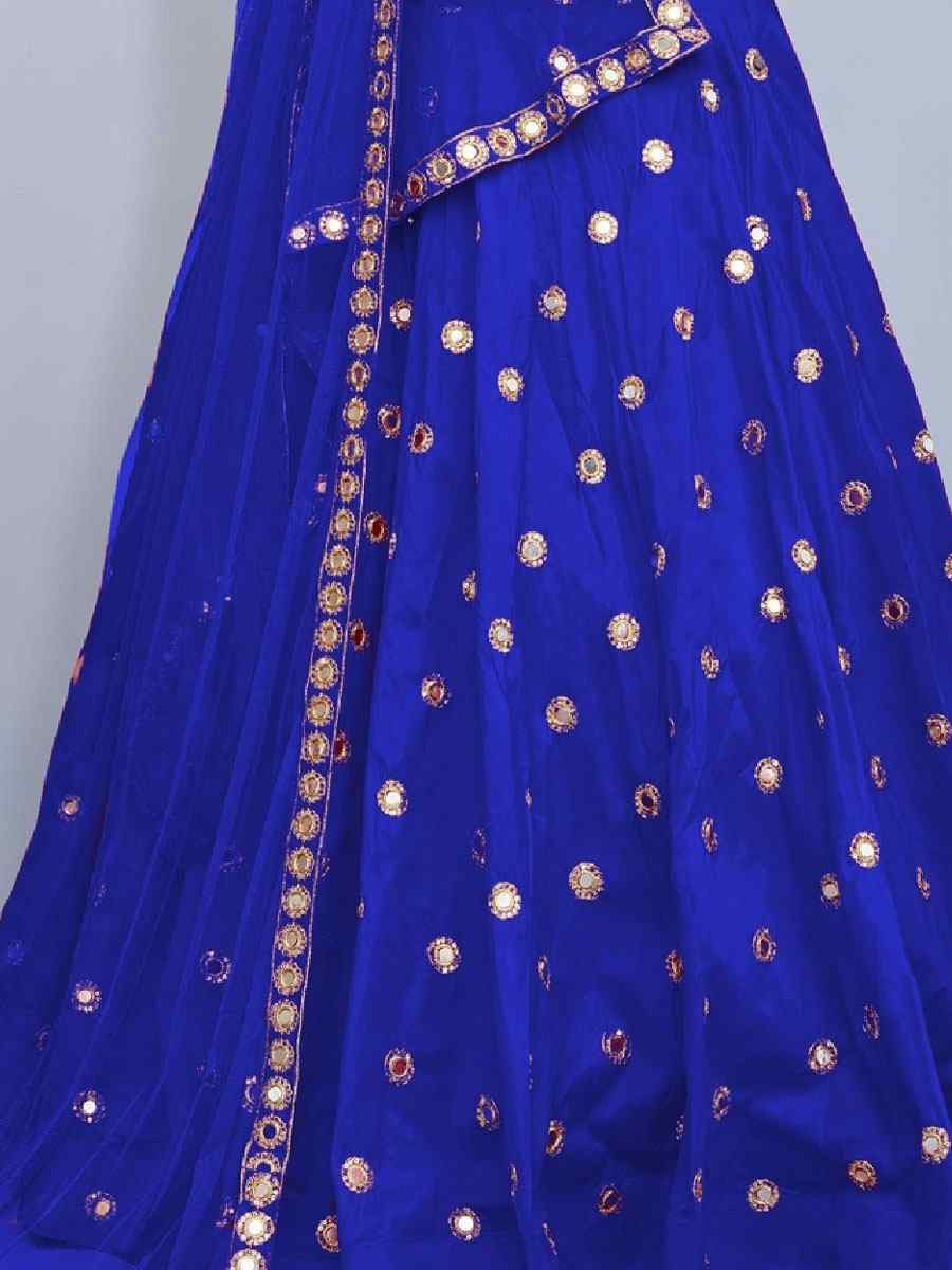 Mauve Tafeta Silk Embroidered Festival Wedding Party Reception Heavy Border Lehenga Choli