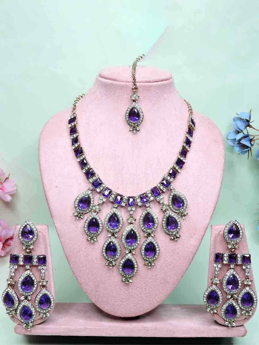 Montana Alloy Metal Festival Wear Kundan Necklace