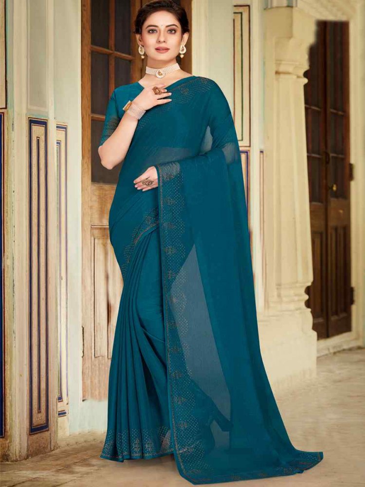 Morpeach Simmer Silk Handwoven Casual Festival Classic Style Saree