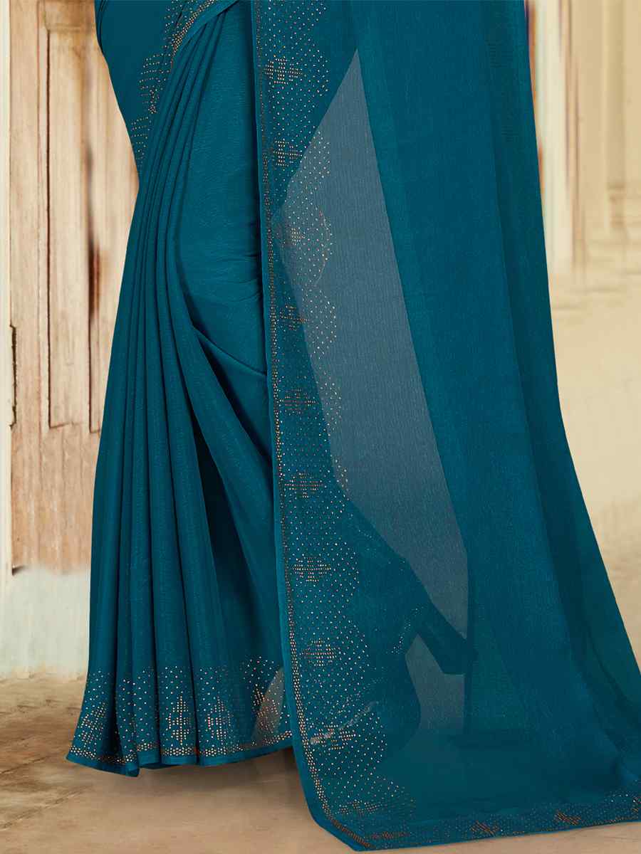 Morpeach Simmer Silk Handwoven Casual Festival Classic Style Saree