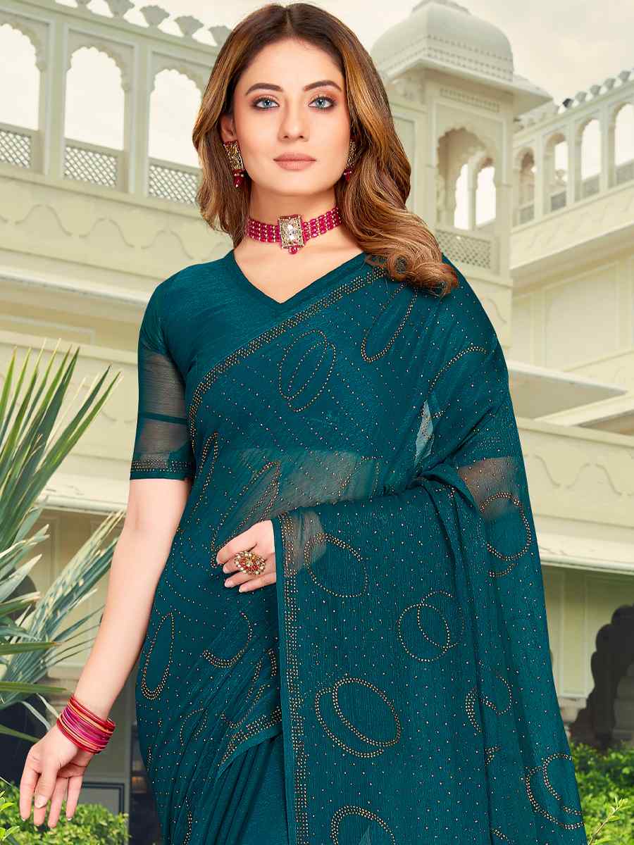 Morpeach Simmer Silk Handwoven Casual Festival Classic Style Saree