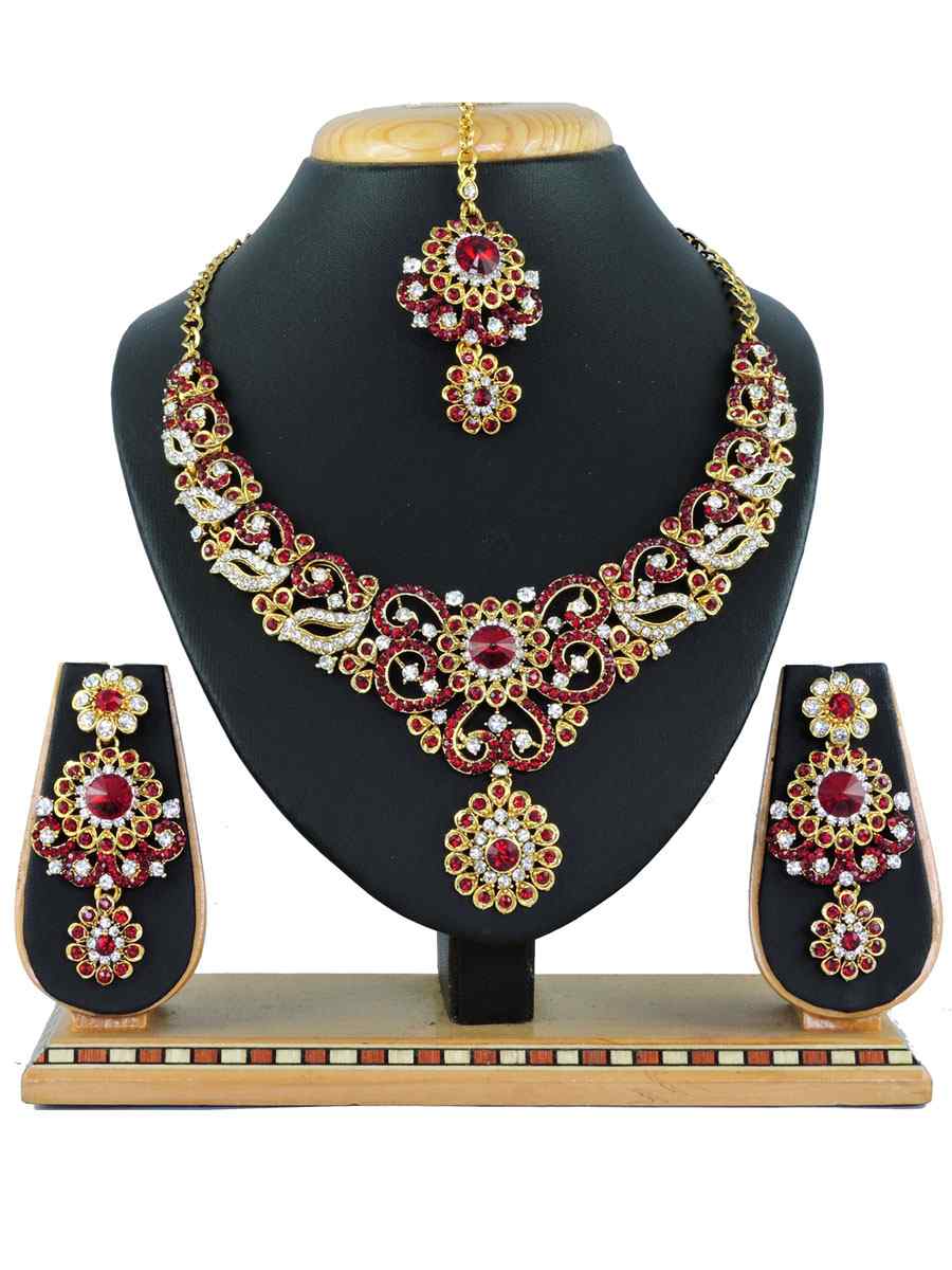 Multi Alloy Festival Wear Diamonds Necklace