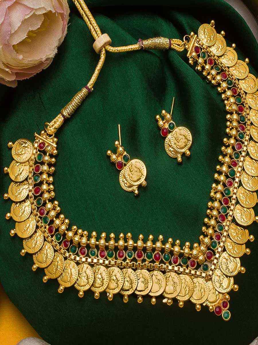 Multi Alloy Traditional Wear Meenakari Necklace