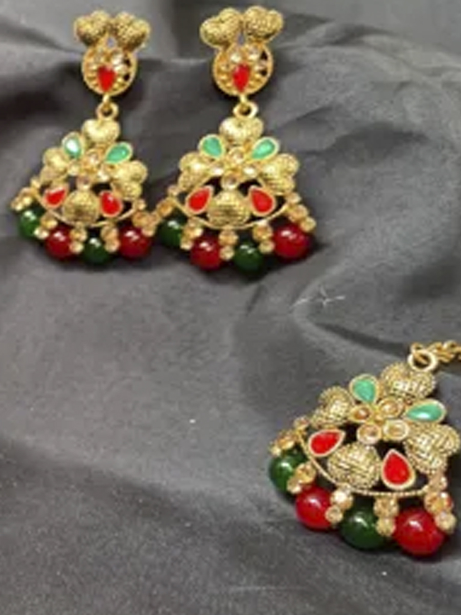 Multi Alloy Wedding Wear Kundan Necklace