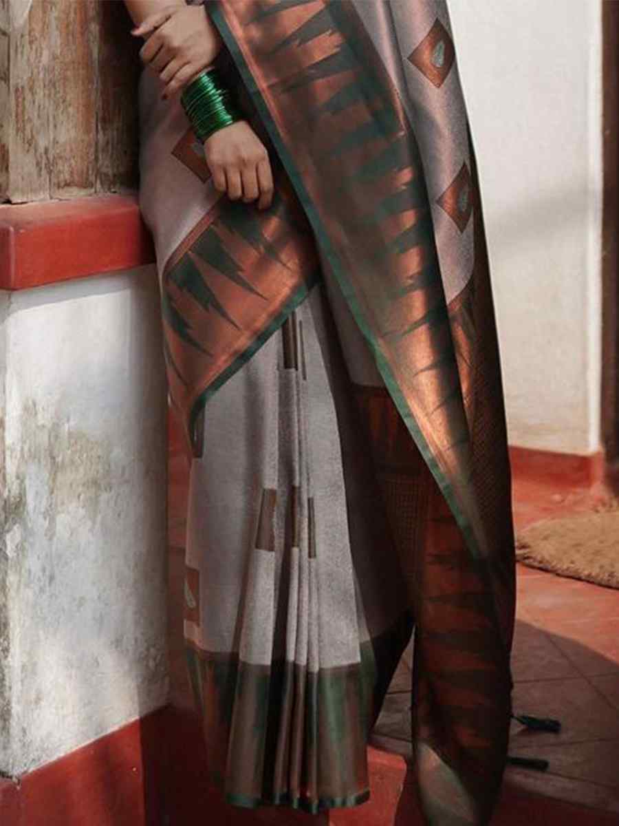 Multi Banarasi Art Silk Handwoven Party Festival Heavy Border Saree