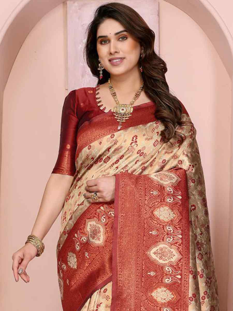 Multi Banarasi Silk Handwoven Traditional Bridal Reception Festival Wedding Fancy Heavy Border Saree