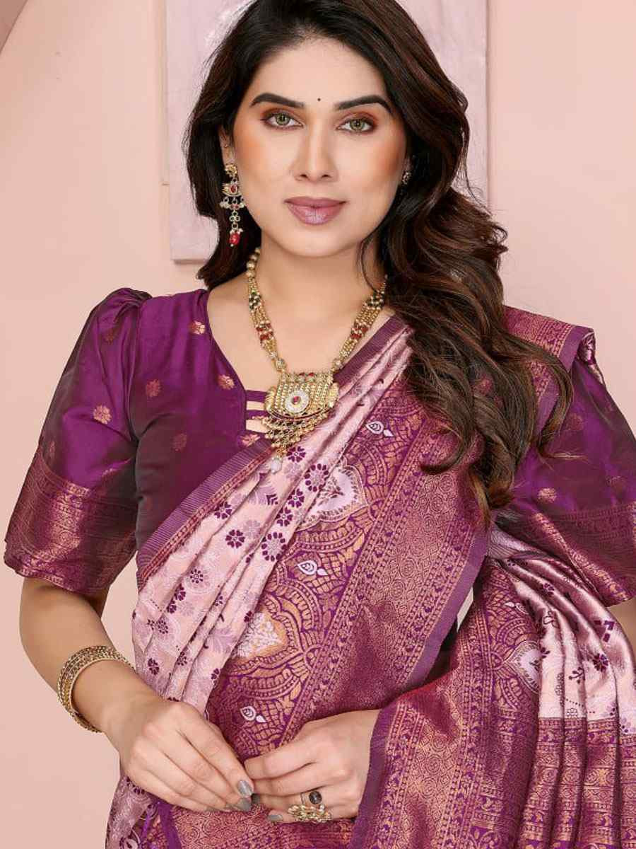 Multi Banarasi Silk Handwoven Traditional Bridal Reception Festival Wedding Fancy Heavy Border Saree