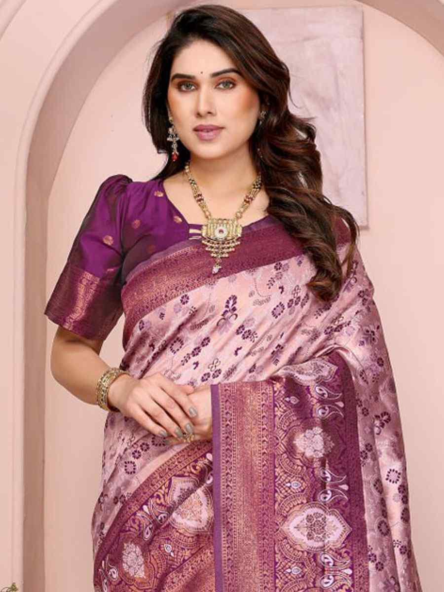 Multi Banarasi Silk Handwoven Traditional Bridal Reception Festival Wedding Fancy Heavy Border Saree