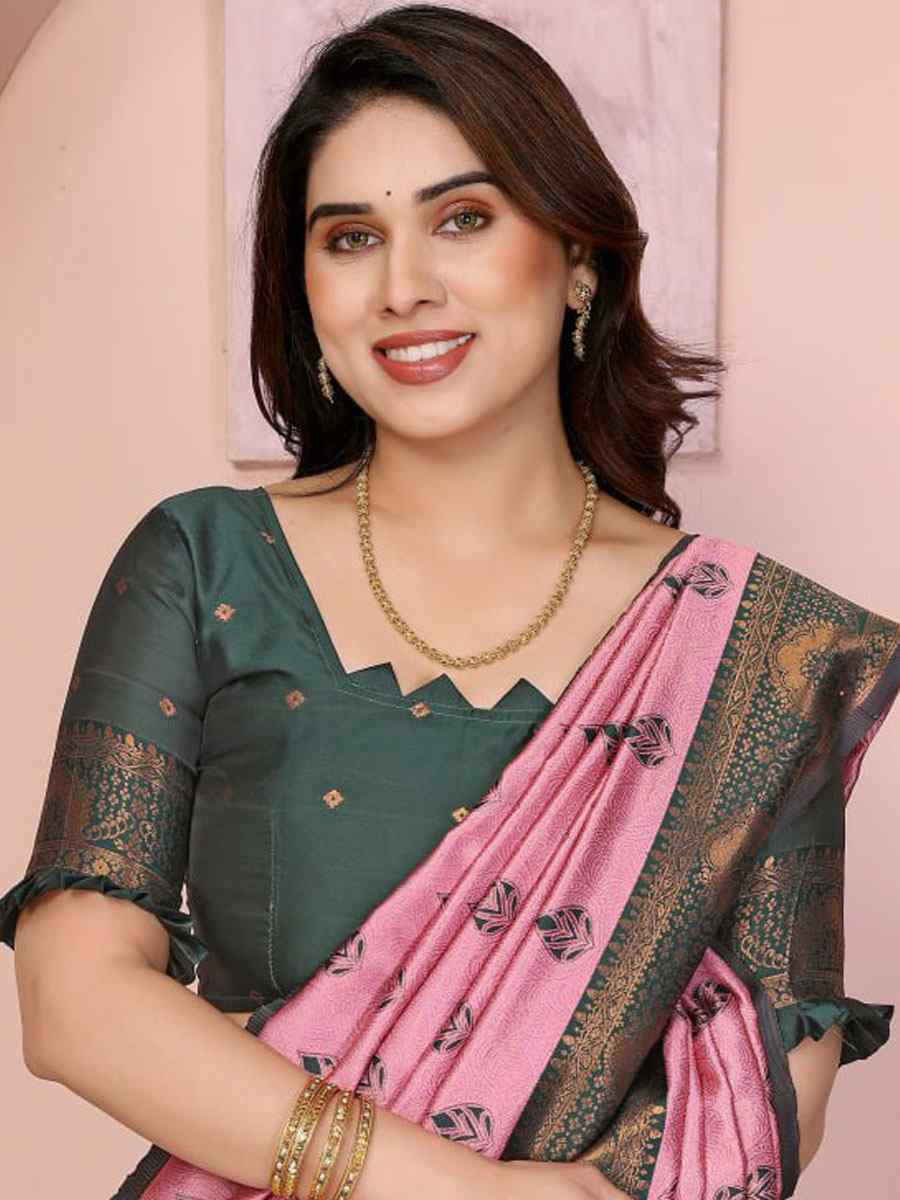 Multi Banarasi Silk Handwoven Traditional Bridal Reception Festival Wedding Fancy Heavy Border Saree