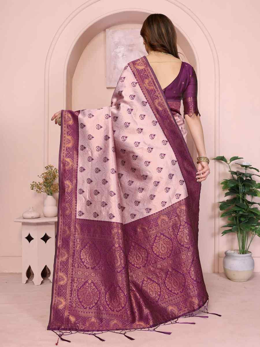 Multi Banarasi Silk Handwoven Traditional Bridal Reception Festival Wedding Fancy Heavy Border Saree