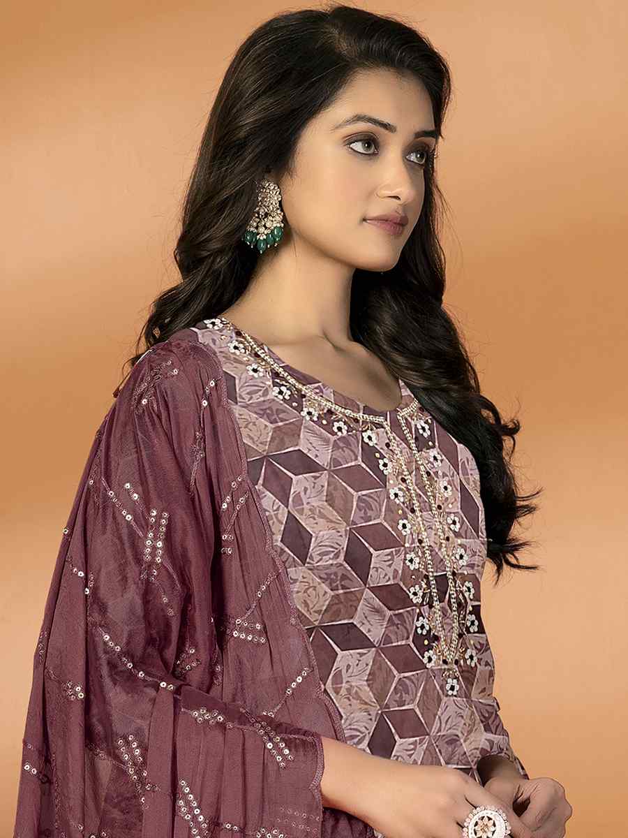 Multi Cambric Cotton Embroidered Casual Festival Pant Salwar Kameez